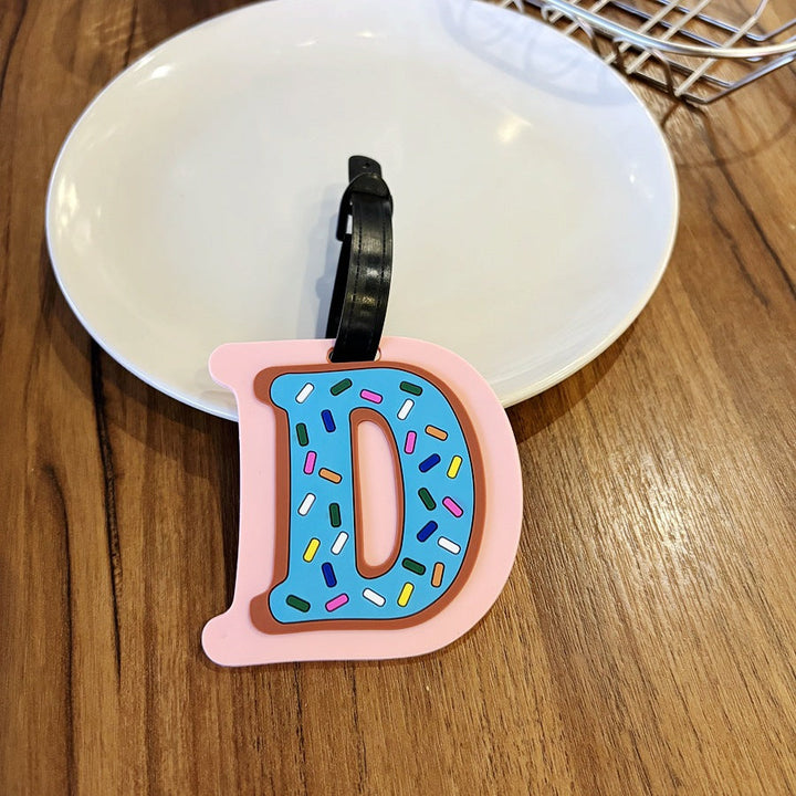 Personalized Striped Luggage Tag Kalsten
