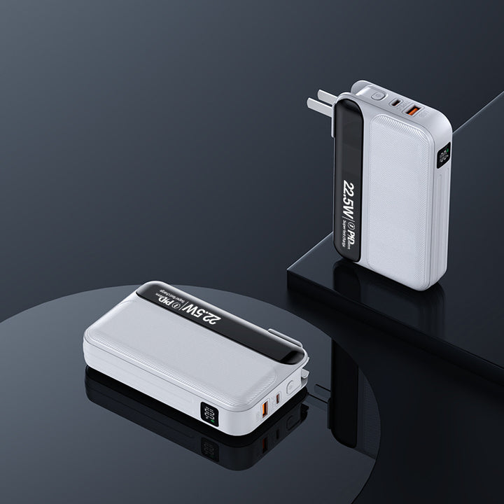 Portable fast charger with integrated socket Kalsten