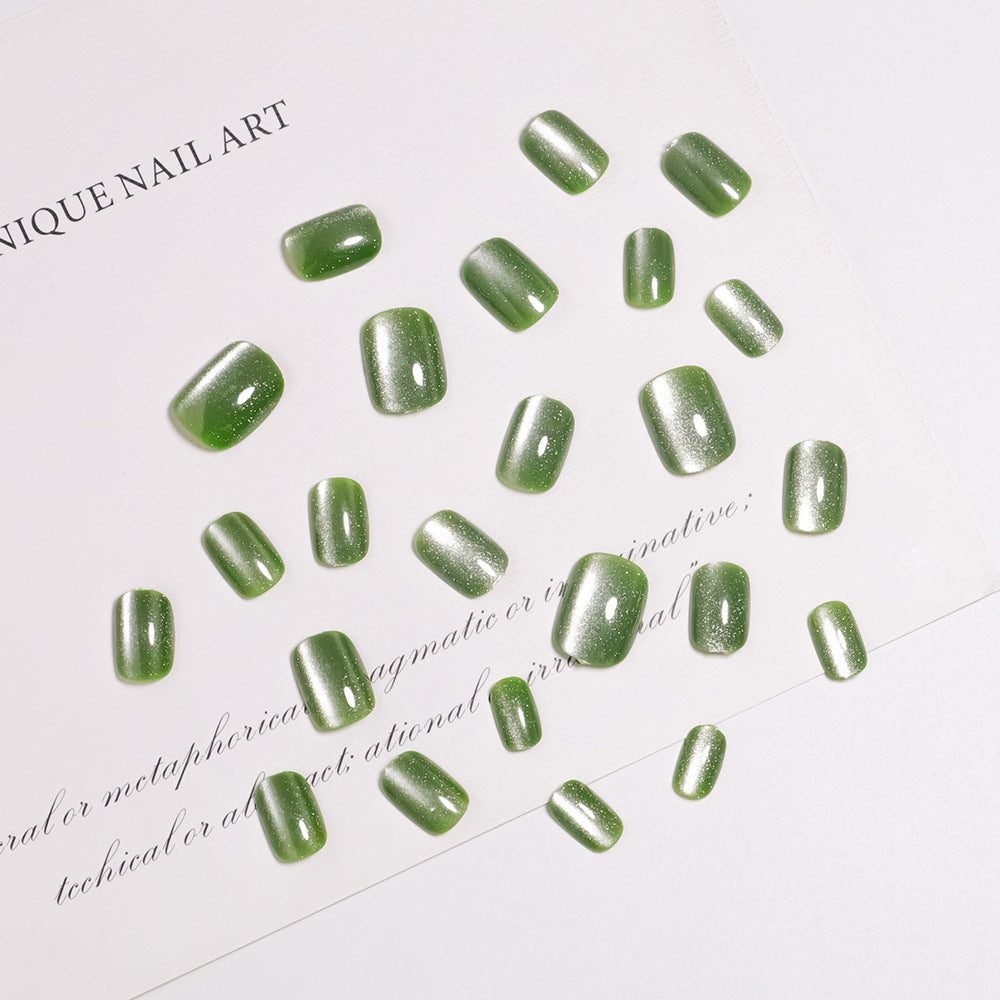 Glittering Matte Finish Press-On Nail Set Kalsten