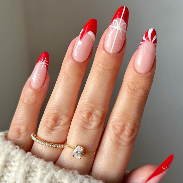 Festive Themed Press-On Nail Art Kalsten