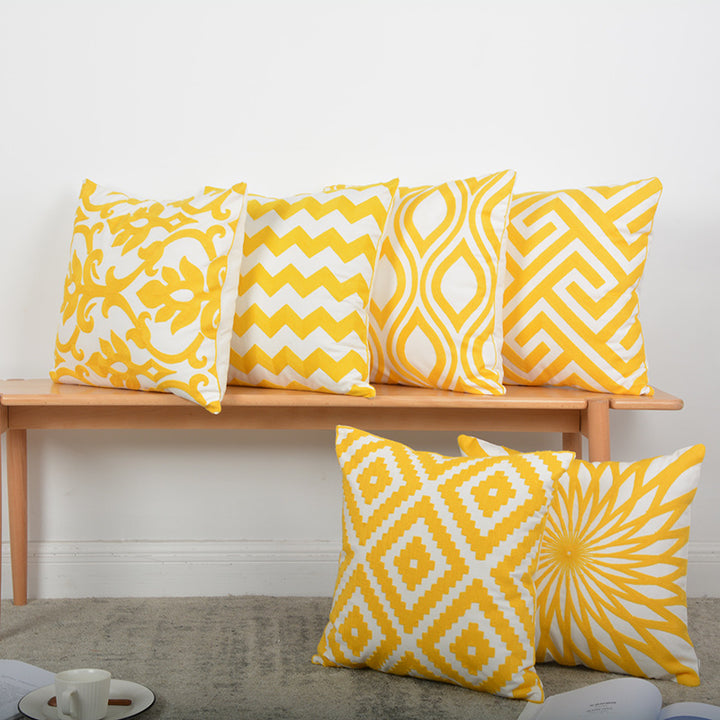 Artistic Geometric Cushion