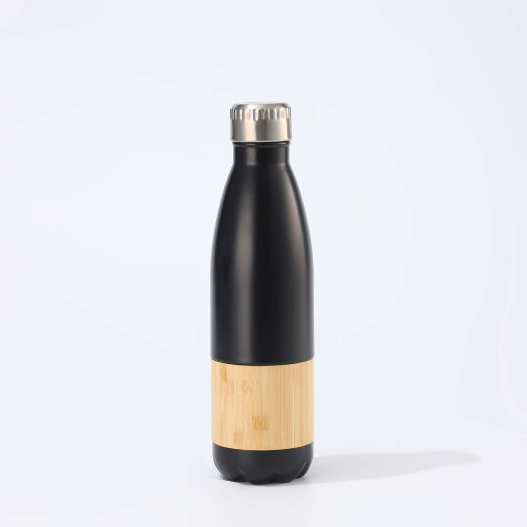 Women Stainless Steel Drinking Bottle with Bamboo Application Kalsten