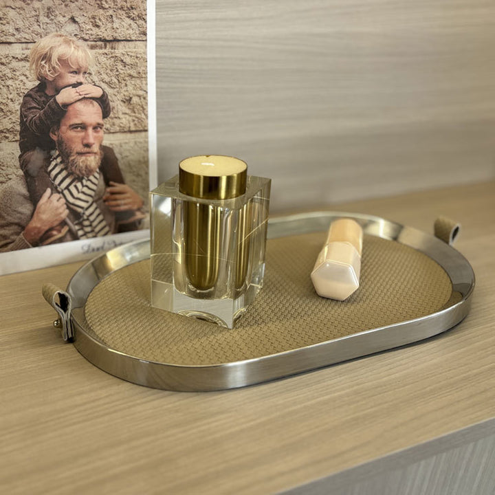 Elegant Round Decorative Serving Tray