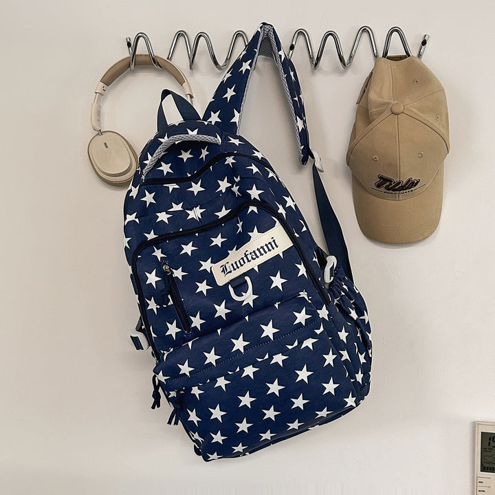 Casual Star-Patterned Backpack Kalsten 1791205638
