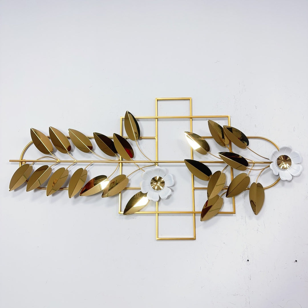 Elegant Botanical Wall Art Sculpture Kalsten