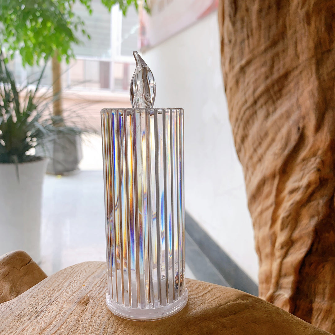 Decorative Crystal LED Flameless Candle Jar Kalsten