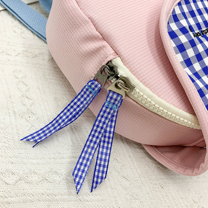 Cute Gingham Pattern Insulated Lunch Bag Kalsten