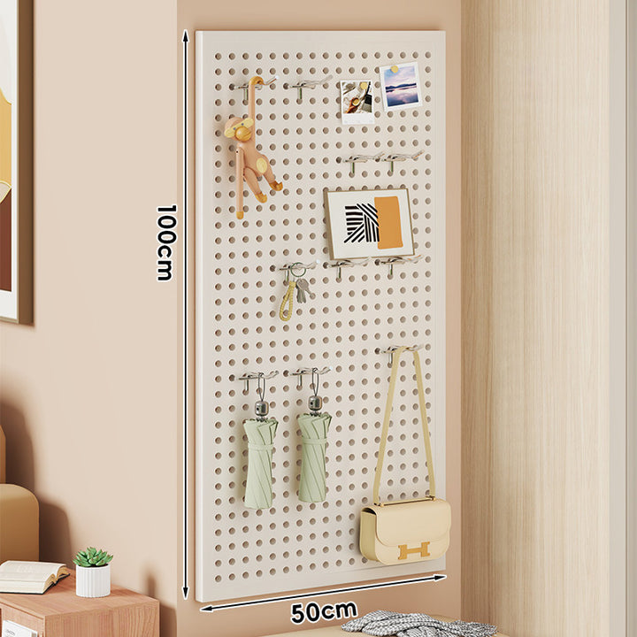S-Shaped Offset Pegboard Utility Hooks with Support Post