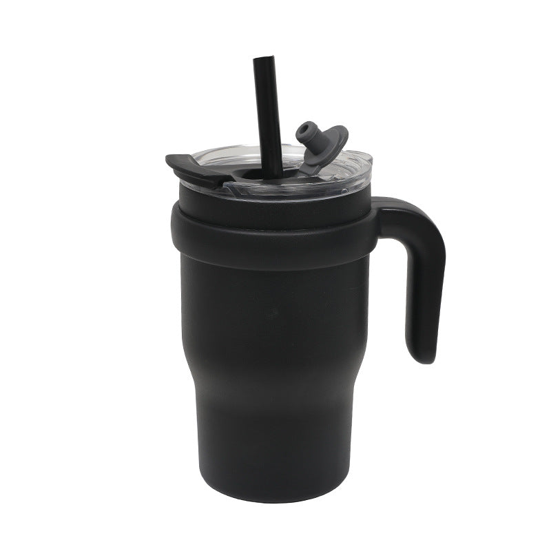 Women's Insulated To-Go Cup with Ergonomic Handle and Flexible Straw Kalsten