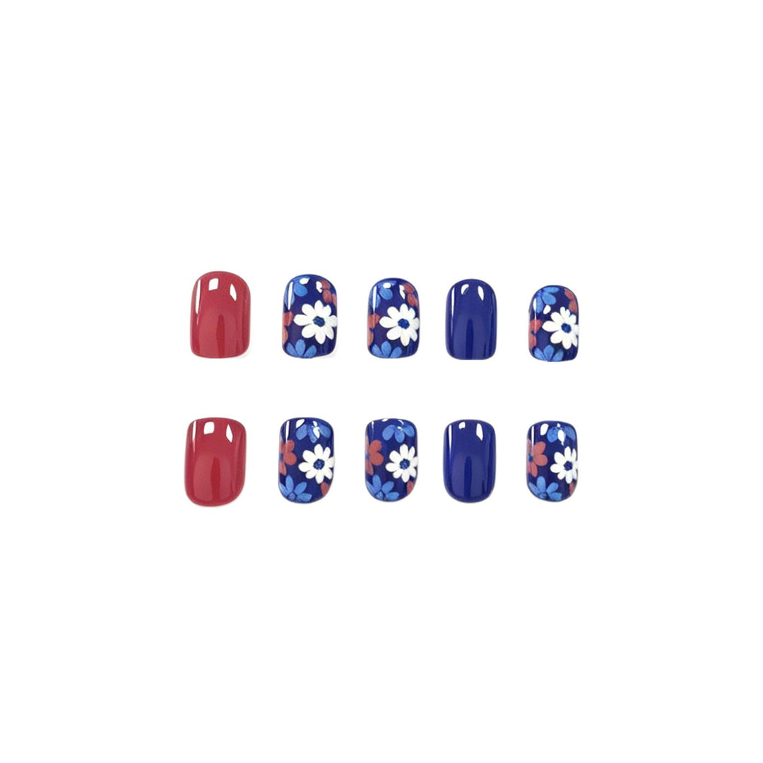 Floral Patterned Decorative Nail Art Enhancements Kalsten