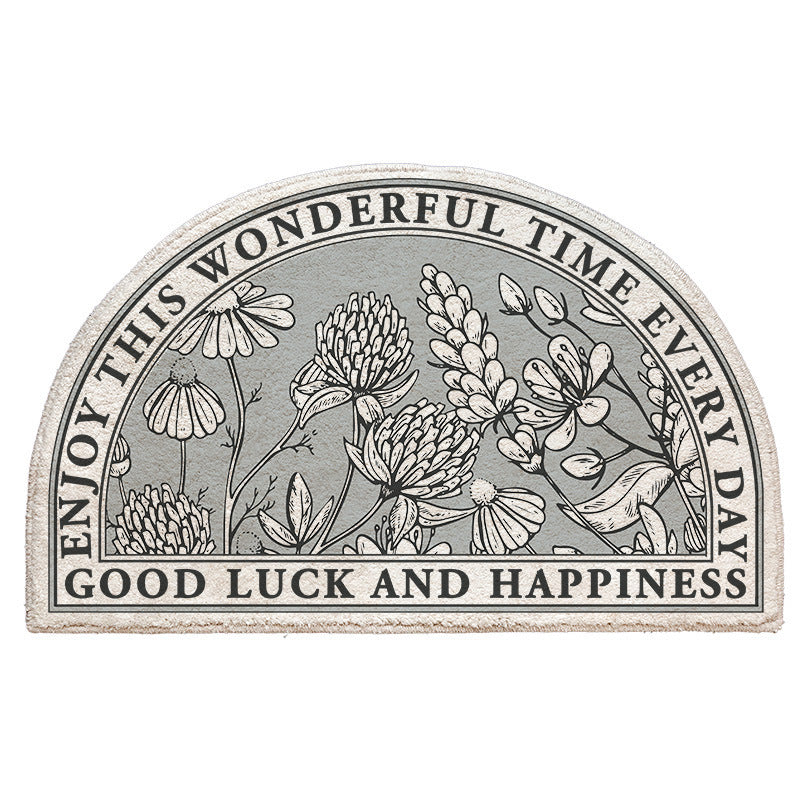 Floral Emblazoned Area Mat Kalsten