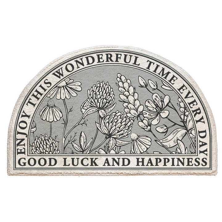 Floral Emblazoned Area Mat Kalsten