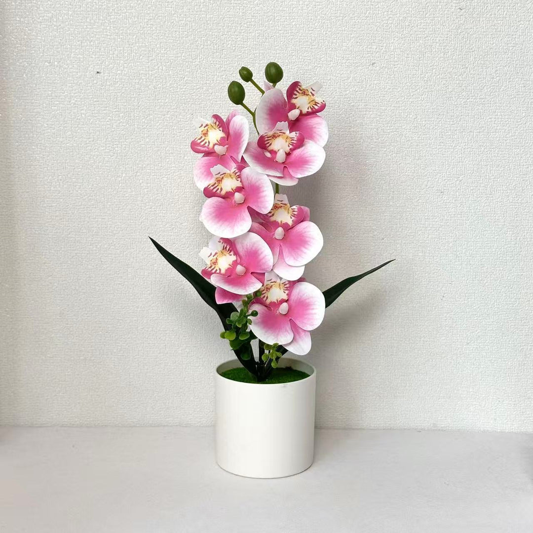 Lifelike Orchid Flower Decoration