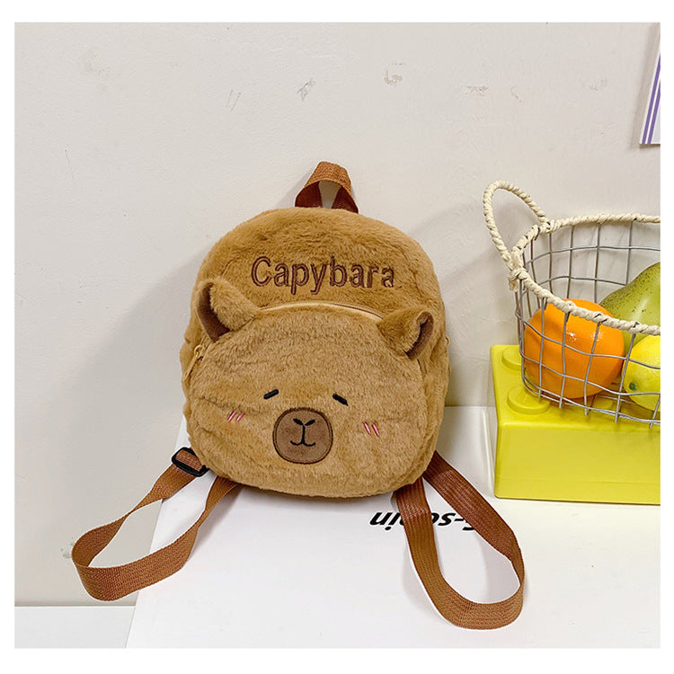 Plush Backpack in Capybara Design Kalsten 1785466535