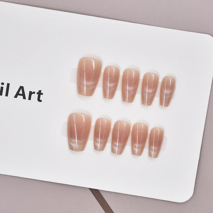 Glamorous Heart-Themed Press-On Nail Set Kalsten