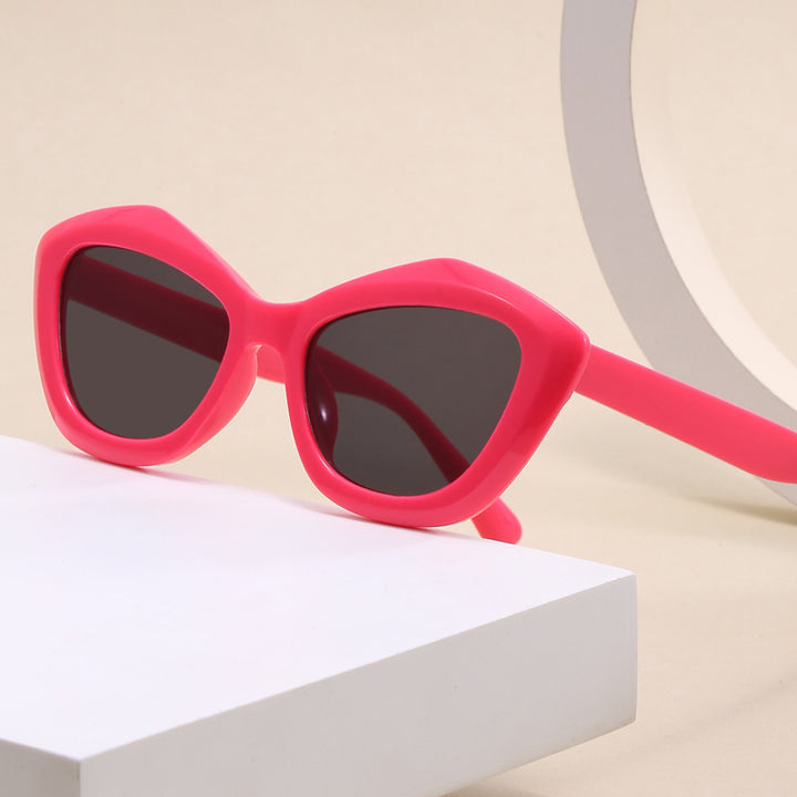 Ladies Cat-Eye Sunglasses with Stylish Leopard Pattern Kalsten