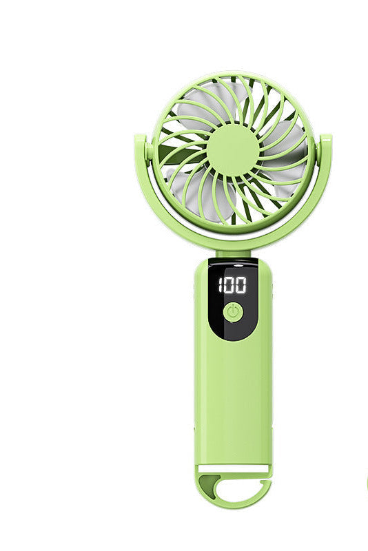 Women's Portable Handheld Fan with Digital Display Kalsten