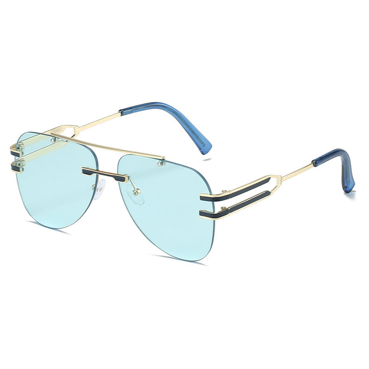 Futuristic Aviator-Style Sunglasses Kalsten