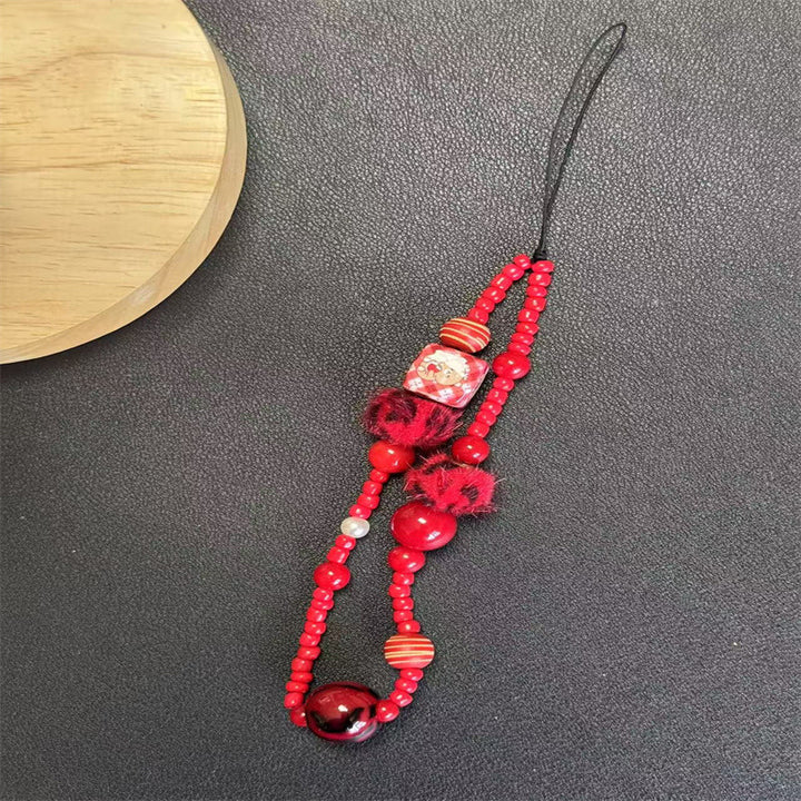 Unique Handcrafted Beaded Charm Keychain Kalsten