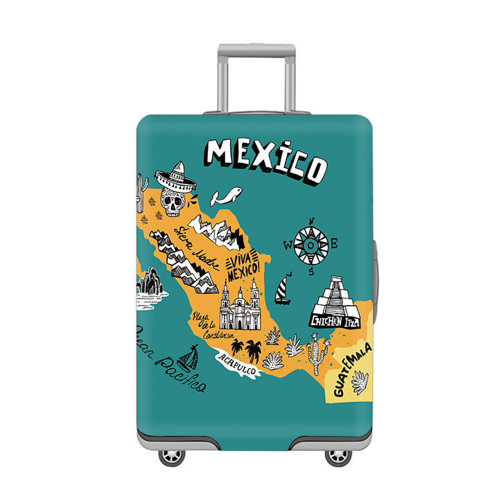 Cartoon Cat Design Hard Shell Luggage Kalsten
