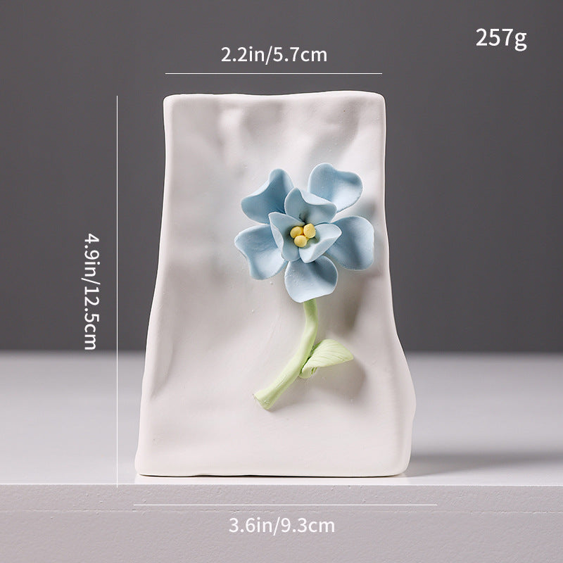 Decorative Floral Pitcher Ornament