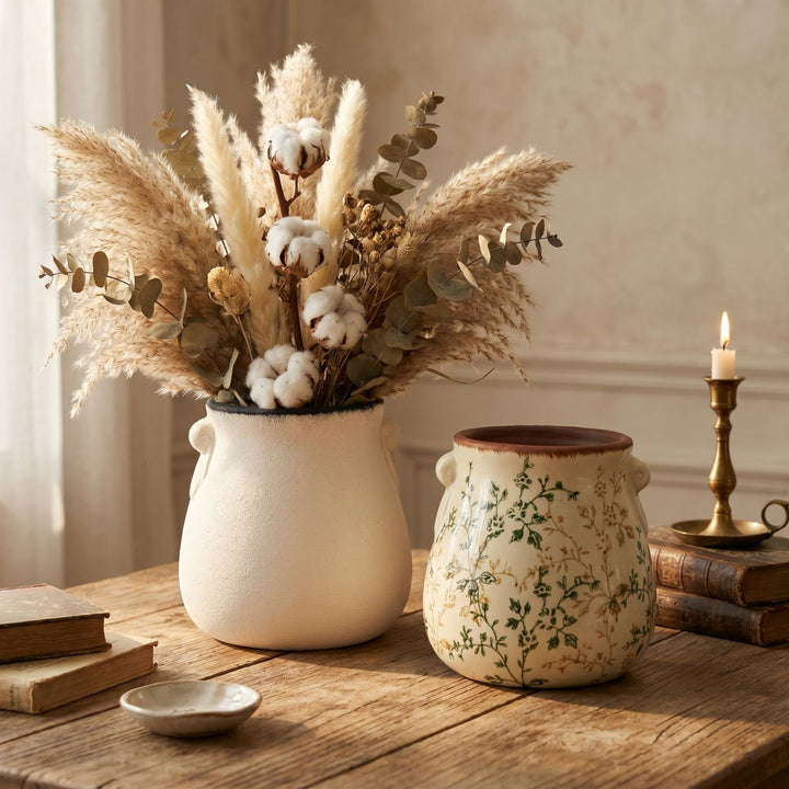Handcrafted ceramic flower pot Kalsten