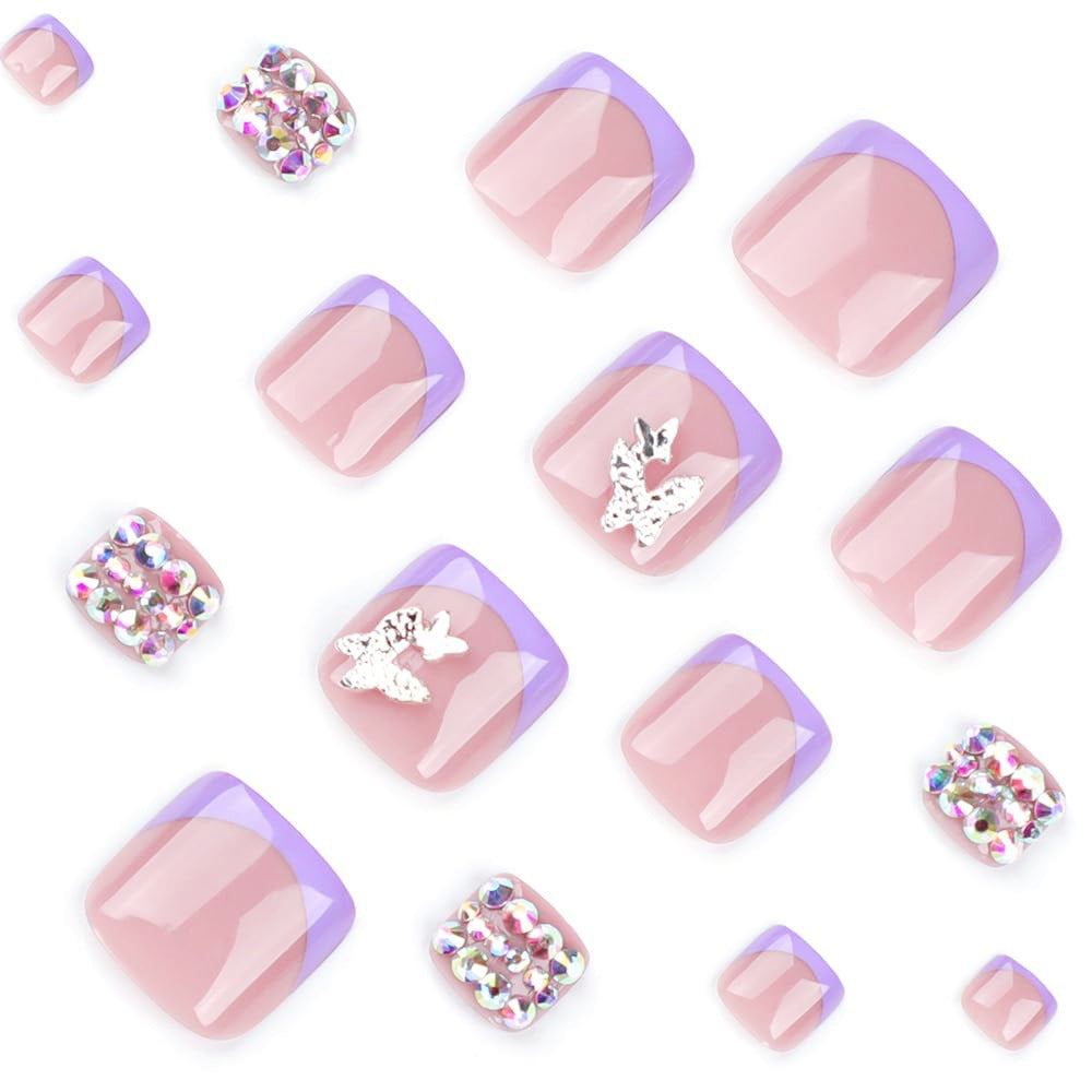 Nail art set with sparkling accents Kalsten