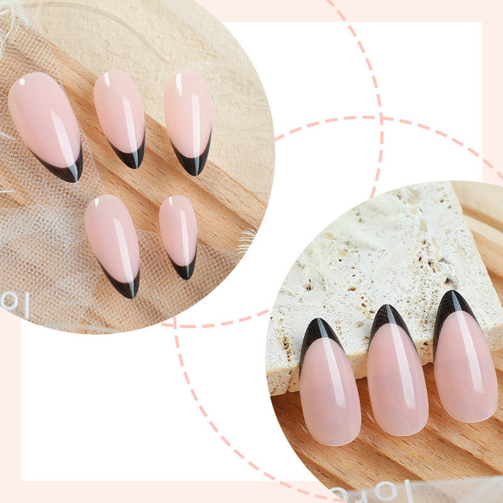 Elegant Pointed Press-On Nail Art Set Kalsten