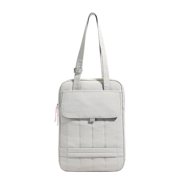 Structured Quilted Laptop Tote Bag Kalsten
