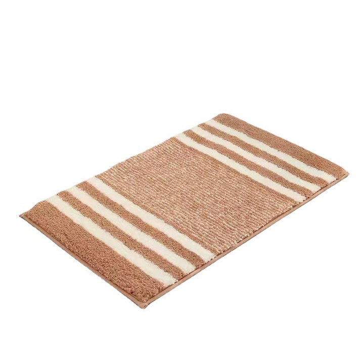 Textured Striped Bath Mat Kalsten