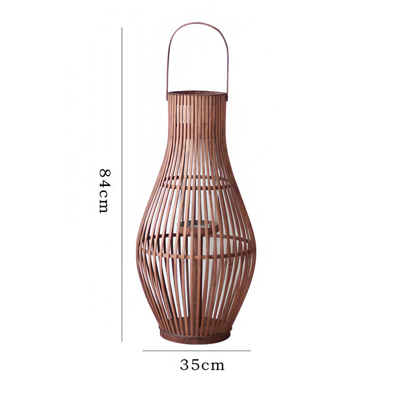 Elegant Rattan Lantern Kalsten