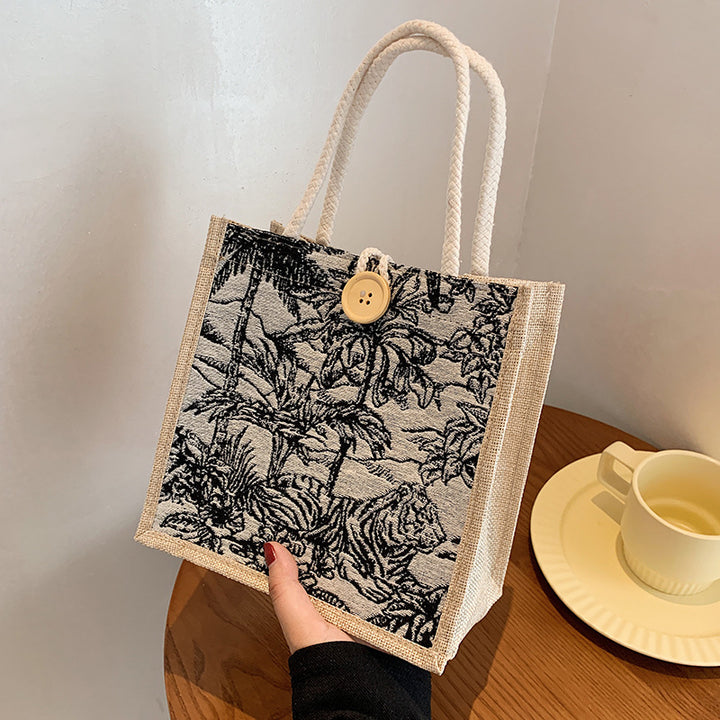 Artistic Print Tote Bag
