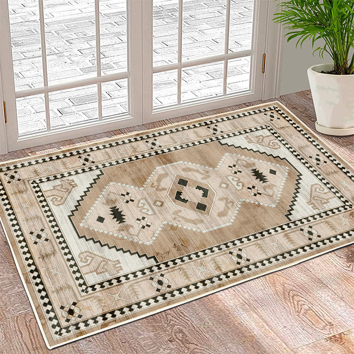 Vintage-Inspired Floral Area Rug Kalsten