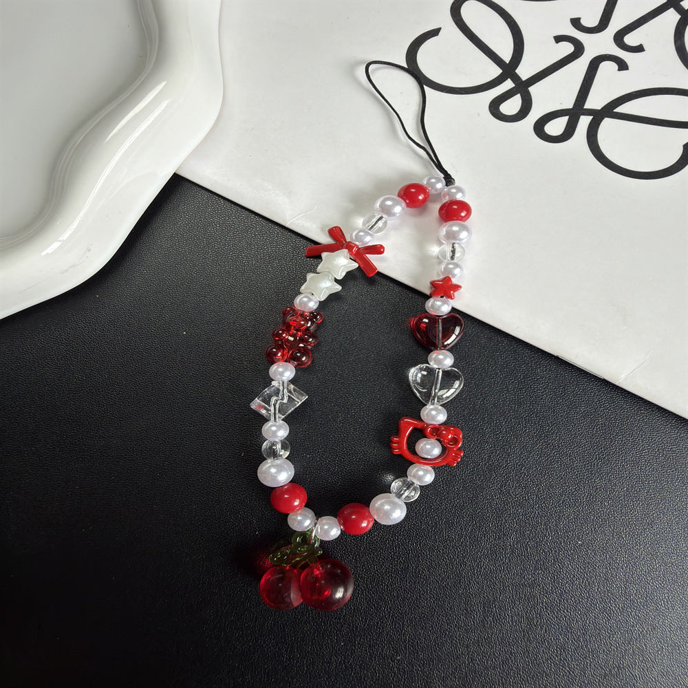 Cute Beaded Charm Necklace Kalsten
