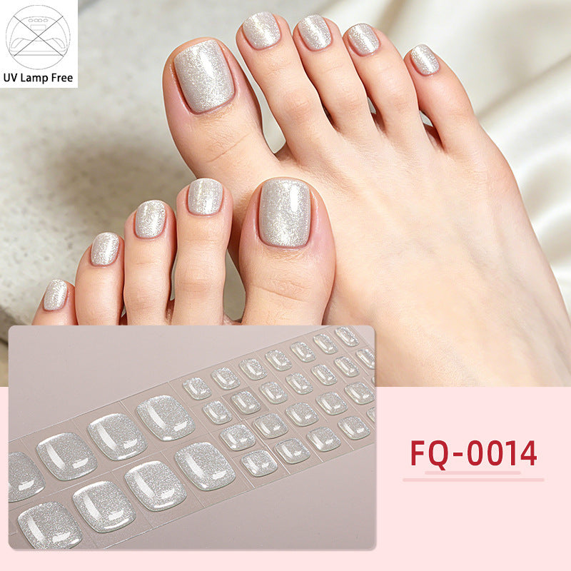 UV-Free Glossy Press-On Nail Wraps