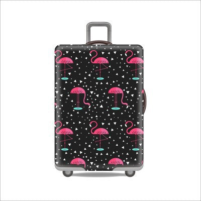 Tropical Leaf Print Hard Shell Luggage Kalsten