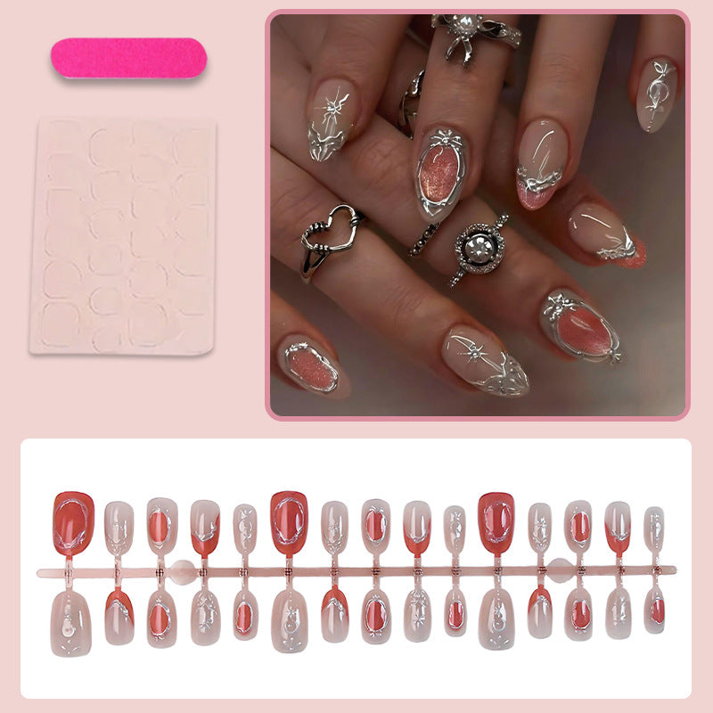Artificial Nail Set with Glamorous Designs Kalsten