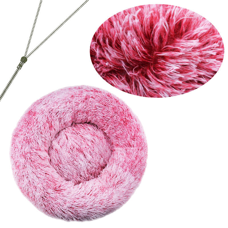 Plush Circular Dog Bed