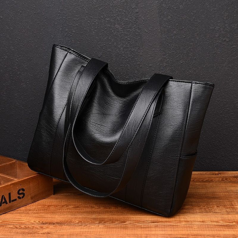 Stylish and Spacious Leather Bag Kalsten