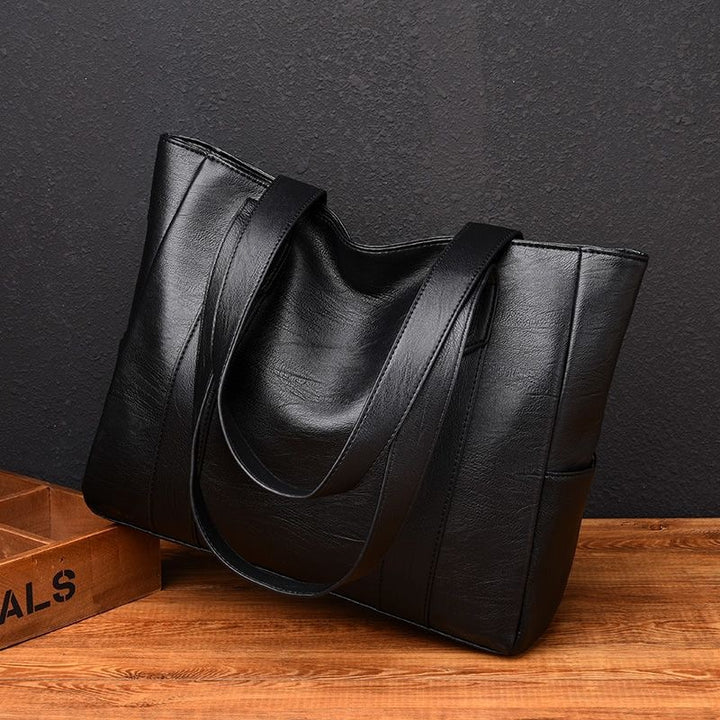 Stylish and Spacious Leather Bag Kalsten