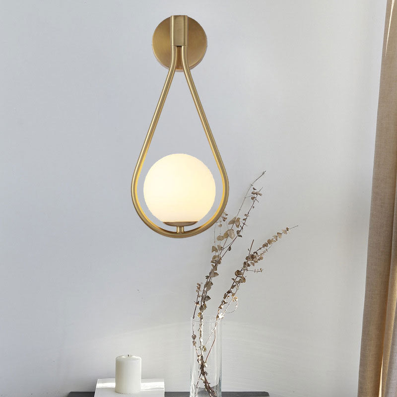 Modern Tear-Drop Wall Light