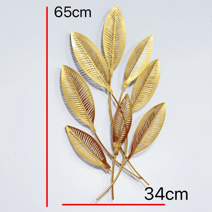Modern Leaf Metal Wall Art Kalsten