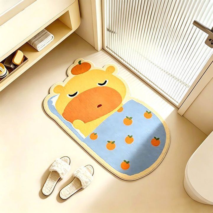 Cartoon Character Bath Mat for Bathrooms