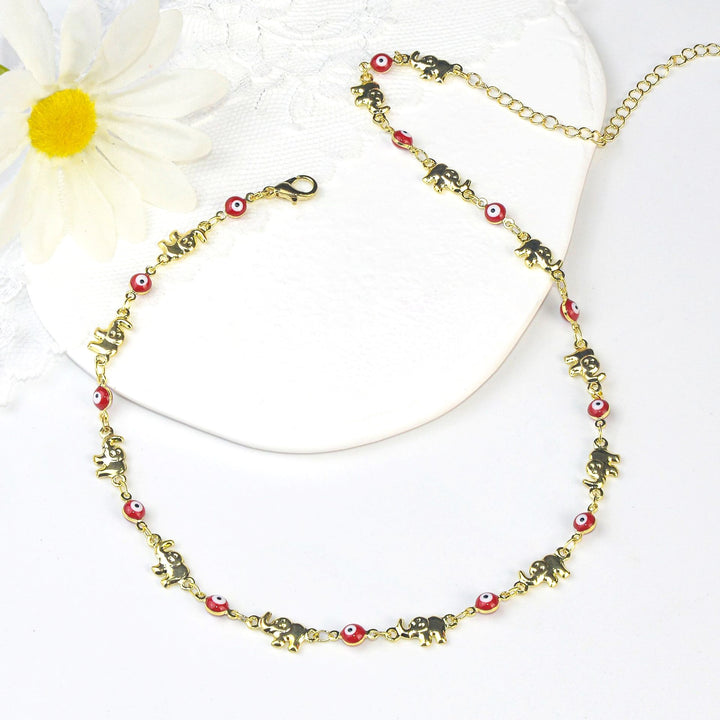 Colorful Elephant Charm Eyewear Chain Kalsten