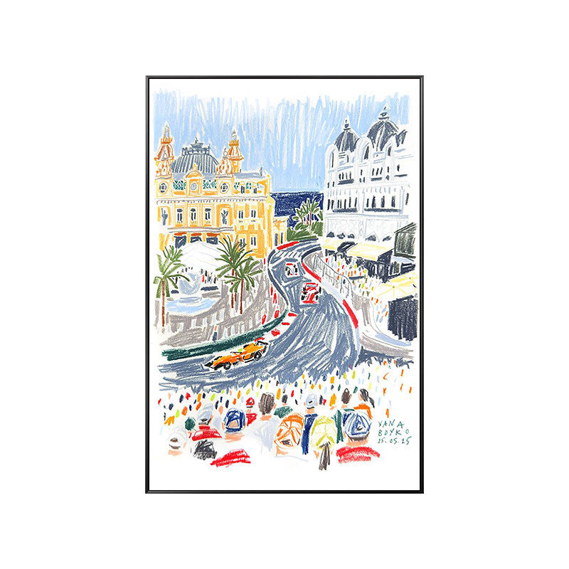 Coastal Landscape Canvas Wall Art
