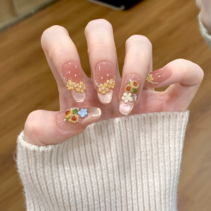 Decorative Press-On Nail Design Set Kalsten