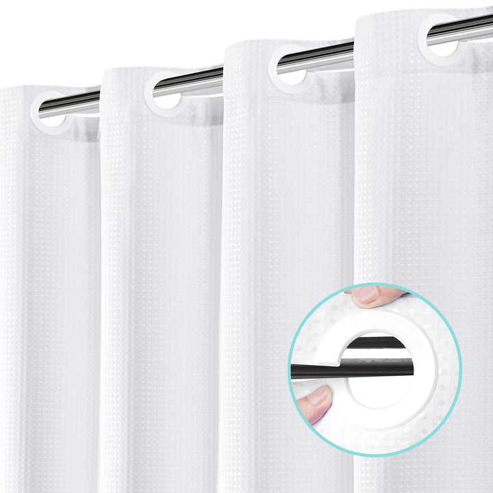 Textured Waterproof Shower Curtain Kalsten