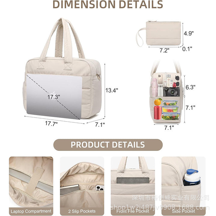 Insulated Lunch Tote Bag with Removable Cooler Kalsten