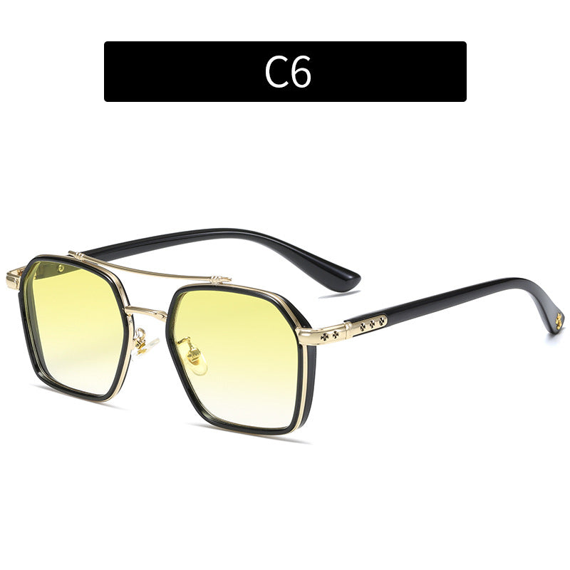 Stylish Geometric Oversized Sunglasses