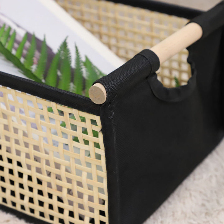 Modern storage container with rattan look Kalsten